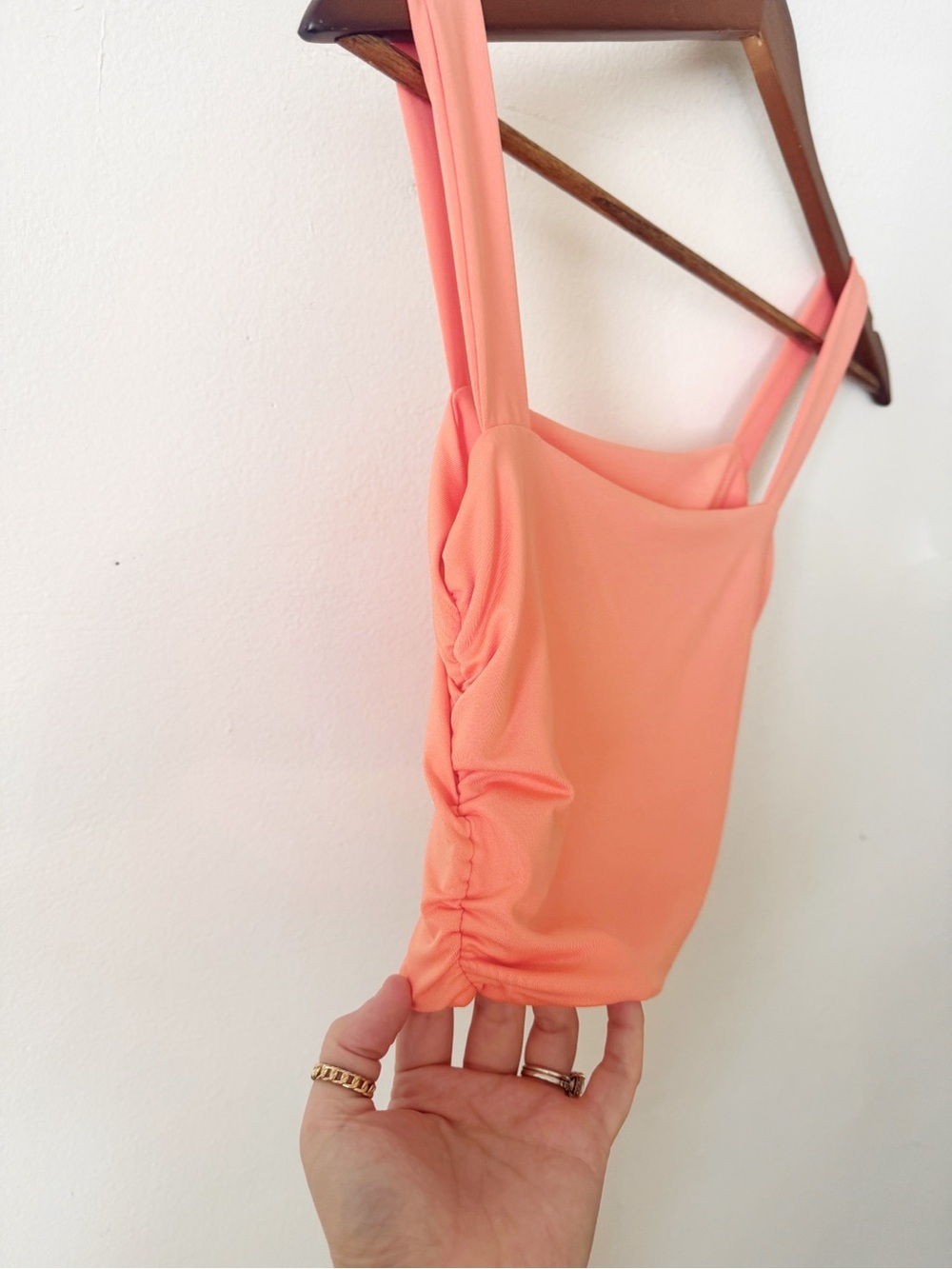 SHEIN Coral Square Neck Cropped Tank Top small - Picture 5 of 5